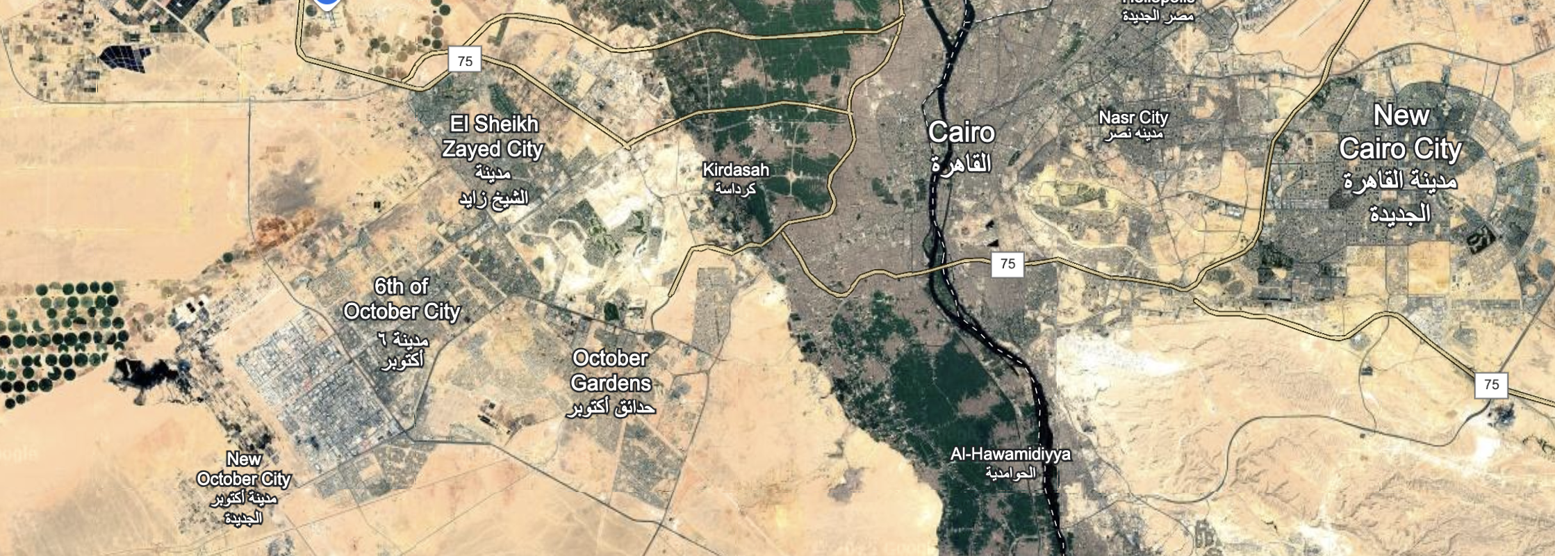 Map of Rally Motors locations in Cairo